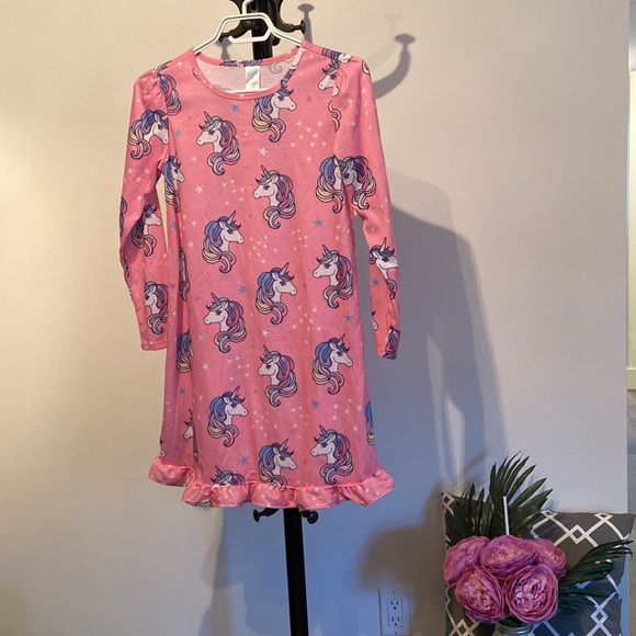 Children’s place girls Unicorn Pajamas size:L 10/12 - Picture 2 of 5